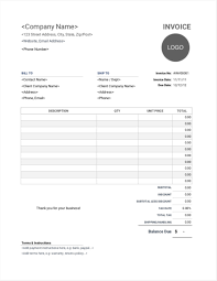Fill in the details, click create invoice and you're done! Printable Invoice Template Free Download Invoice Simple