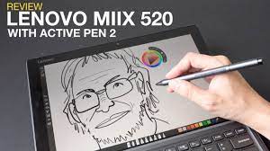 And drawing accessible and flexible. Artist Review Lenovo Miix 520 With Active Pen 2 Youtube