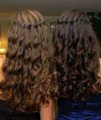 20 Diy Waterfall Braid Tutorial Ideas Braids With Curls Grad Hairstyles Formal Hairstyles For Long Hair