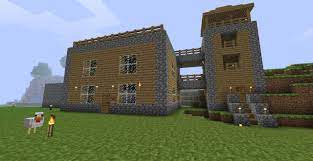 House Design Ideas For Minecraft This House Wouud Be An Easy One To Make In Survival While It Still Has Good Looks And Easy Materials To Find Pinterest