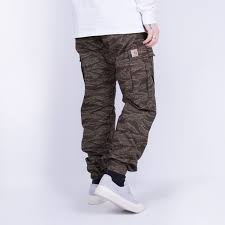 Carhartt Regular Cargo Pant Camo Tiger Laurel Rinsed Carhartt Jacket Pants Mens Outfits