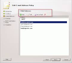 I'm doing some testing on a newly setup exchange 2010 rc machine that is configured with the default roles (client access, hub transport, mailbox & um). Add Additional Smtp Addresses To A Mailbox
