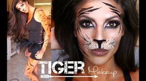 tiger makeup tutorial outfit