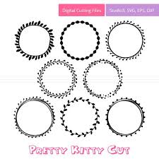 Leaves Wreath Svg Monogram Frames Svg Studio3 By Prettykittycut Monogram Frame Monogram Alphabet Leaf Wreath