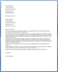 In my current position, i attend to the needs of the various. Cover Letter Template Veterinary Technician Resume Examples Cover Letter For Resume Vet Tech Good Cover Letter Examples