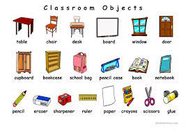 Englishstudyhere 2 years ago no comments. Classroom Objects English Esl Worksheets For Distance Learning And Physical Classrooms