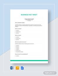 Jump start your school, work, or family project with a professionally designed word, excel, powerpoint template that's a perfect fit. 27 Fact Sheet Templates Pdf Doc Apple Pages Google Docs Free Premium Templates