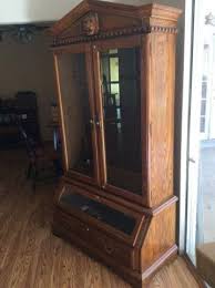 Solid oak gun cabinets for sale. Large Solid Oak Gun Cabinet For Sale In Redlands California Classified Americanlisted Com