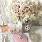 Victorian Style Hand Mirror: Shabby Pink Rose Vanity Mirror ...