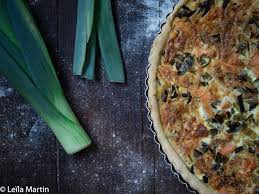 Quiche Aux Verts De Poireau Et A La Truite Fumee D Alsace Recette Vert De Poireaux Poireaux Quiche