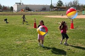 Field day has been an annual event since 1933, and remains the most popular event in ham radio. Beach Ball Relay Race Divide Into Two Teams Race Around The Cones While Tossing A Beach Ball Up Into The Air Field Day Ball Exercises Relay Races