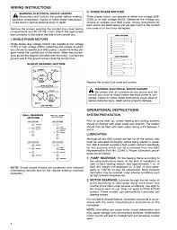 Unless you are satisfied with very long intervals between steps you need a higher voltage. Operational Instructions Wiring Instructions I Single Phase Motors Bell Gossett P76966e Booster Pumps 11 2hp User Manual Page 4 6