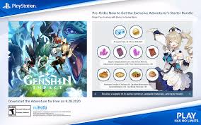 Genshin Impact Ps4 Exclusives And Pre Order Bundle Announced
