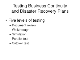 Business Continuity And Disaster Recovery Planning Ppt Download