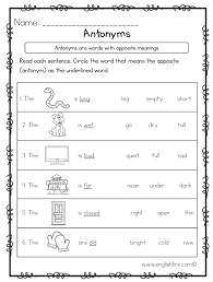 16 For 1st Grade Opposites Worksheet In 2020 Antonyms Worksheet Synonym Worksheet Synonyms And Antonyms