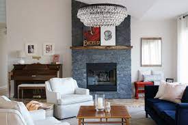 Questions i do have grey slate tile in the entryway visible to the lr and fp. 18 Stunning Stone Fireplaces For Every Style