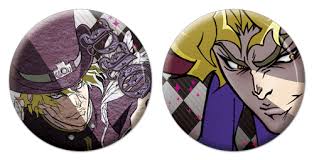 Jojo's bizarre adventures ☆ ジョジョの奇妙な冒険 #anime #manga #jjba jojo no kimyou na bouken. ãƒ‡ã‚£ã‚ªç¼¶ãƒãƒƒã‚¸ã‚»ãƒƒãƒˆ ã‚¸ãƒ§ã‚¸ãƒ§ã®å¥‡å¦™ãªå†'é™º ã‚­ãƒ£ãƒ©ã‚¯ã‚¿ãƒ¼ã‚°ãƒƒã‚ºè²©å£²ã®ã‚¸ãƒ¼ã‚¹ãƒˆã‚¢ Gee Store