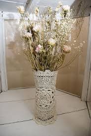 Cheap vases, buy quality home & garden directly from china suppliers:shabby table gift arrangement craft home decoration vintage pots iron bucket wedding flower vase rural style enjoy free shipping worldwide! Shabby Chic Wrapped Doilie Vase Shabby Chic Diy Shabby Chic Decor Chic Decor