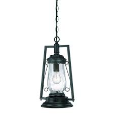 Acclaim Lighting Kero Collection 1 Light Matte Black Outdoor Hanging Lantern Light Fixture 3496bk The Home Depot Hanging Lantern Lights Lantern Light Fixture Lantern Pendant Lighting