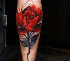 Black And Red Rose Tattoo Sleeve Red Rose Tattoo By Uncl Paul Knows Post 22912 Red Rose Tattoo Rose Tattoo Design Trash Polka Tattoo