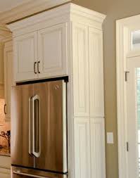 Panels On End Could Be Shallow Shelves Decorative Doors Cliqstudios Com Traditional Kitch Refrigerator Cabinet Cliqstudios Cabinets Freestanding Fridge