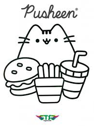 Rd.com pets & animals don't judge a feline by its fur. Free Download Pusheen The Cat Coloring Page Tsgos Com Coloring Home