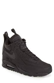 Black And Gray Nike Air Max 90 Nike Air Max 90 Winter Sneaker Boot Men Nordstrom Sneakers Men Fashion Sneakers Fashion Boots Men