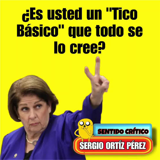 Usted es parte de los "Ticos Básicos" que todo se lo cree como aparentemente dice doña Pilar Cisneros ? #PilarCisneros #RodrigoChavesPresidente #papáchaves #ticosbásicos #democracia #prensacr ...