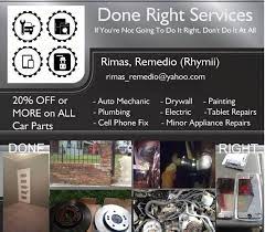 Maybe you would like to learn more about one of these? Done Right Services Home Facebook