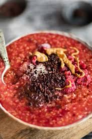 Himbeer Mochi Pudding Mit Superfood Topping Rezepte Lebensmittel Essen Himbeeren
