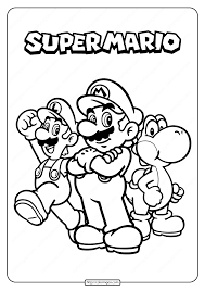 Collection of super mario coloring pages in excellent quality. Free Printable Super Mario Pdf Coloring Page Super Mario Coloring Pages Mario Coloring Pages Super Mario