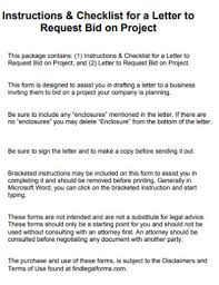 A confirmation letter regarding a guest's attendance is a letter written by the planning committee, organizing committee or an event management committee of an organization that is hosting an event or a ceremony. Free 19 Request For Bid Examples Templates Pdf Examples