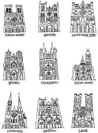 Gothic Cathedrals Cheat Sheet Art Handouts