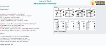 Find all 106 songs featured in house of cards soundtrack, listed by episode with scene descriptions. Chord House Of Cards Owen Temple Tab Song Lyric Sheet Guitar Ukulele Chords Vip