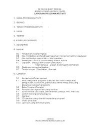 Contoh laporan bulanan tahun 2017full description. Format Laporan Aktiviti