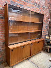 Tres Bon Etat General Cette Bibliotheque Est Dotee De 2 Grandes Vitres Coulissantes Sur La Partie Super Bibliotheque Scandinave Porte Coulissante Bibliotheque
