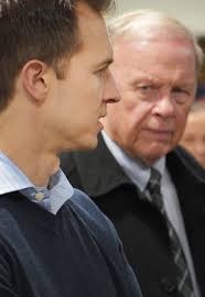 Rep. Auchincloss visits Fall River homeless overflow shelter Timao Center