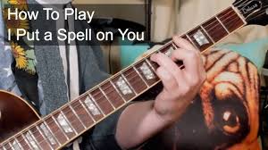 I Put A Spell On You Screamin J Hawkins Guitar Lesson Guitar Lessons Guitar Guitar Tutorial