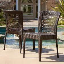 Breakwater Bay Dawson Outdoor Wicker Chair Wicker Patio Chairs Outdoor Wicker Chairs Patio Chairs