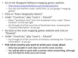 The mission statement below shows the companies dedication to teaching a plethora of topics. Introduction To Southeast Asia And Oceania Go To The Sheppard Software Mapping Games Website Ppt Download