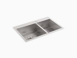 See your function and installation options and find the perfect sink for your ktichen. Vault Top Mount Or Undermount Sink W Single Faucet Hole K 3823 1 Kohler Kohler