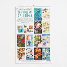 A Creative Tribute To 2018 Featuring 12 Exclusive Paper Source Designs Each Month On This Calendar Can Be Reused As A Fil Art Calendar Note Cards Paper Source
