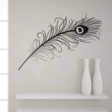 Feather peacock free vector peacock feather feather flowers decoration decorative symbol ornate ornament element decor background ornamental bird feathers colorful peacock feather free vector we have about (688 files) free vector in ai, eps, cdr, svg vector illustration graphic art design format. Peacock Feather Wall Decal Vinyl Stickers Bird Plumage Patterns Home Interior Design Art Murals Bedroom Wall Decor Wall Stickers Aliexpress