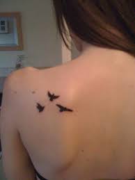 Pin By Andrea Gits On Black Tattoos Little Bird Tattoos Flying Bird Tattoo Bird Tattoo Back