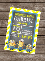Despicable Me Minion Inspired Happy Birthday Or Baby Shower Etsy