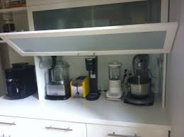 Glass Door Appliance Garage Kitchen Appliance Garage Kitchen Appliance Storage Appliance Garage