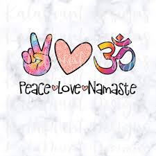 Peace Love Namaste Png File For Sublimation Printing Dtg Etsy Peace And Love Sublimation Printing Peace