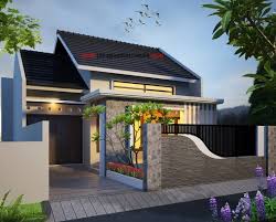 Dimana desain rumah ini memiliki salah satu unsur unik yang jarang ditemukan di indonesia pada umumnya yakni memiliki sebuah taman kecil di dalam rumah. Rumah Lantai Satu Minimalis Dengan Pagar Design Rumah