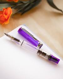 Twsbi Eco Fountain Pen Transparent Purple Special Edition In 2020 Fountain Pen Beautiful Pen Pen