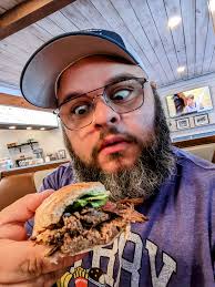 Brisket sandwich and fried green tomatoes